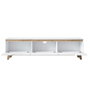 Hanah Home Soporte de TV D1 - 2472 Blanco y Nogal